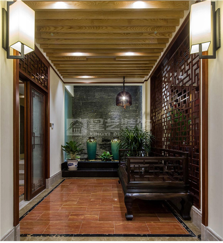 匯東逸墅沁園550平休閑區(qū)實景圖