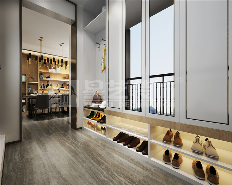 華發(fā)國(guó)賓壹號(hào)98平入戶裝修效果圖