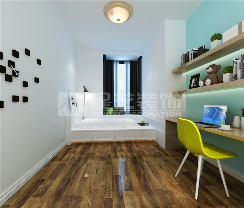 香語(yǔ)郡120平書(shū)房裝修效果圖