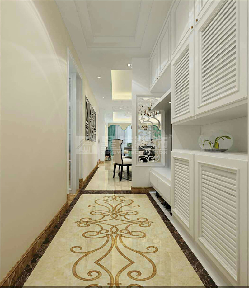 云星錢隆首府140平玄關裝修效果圖