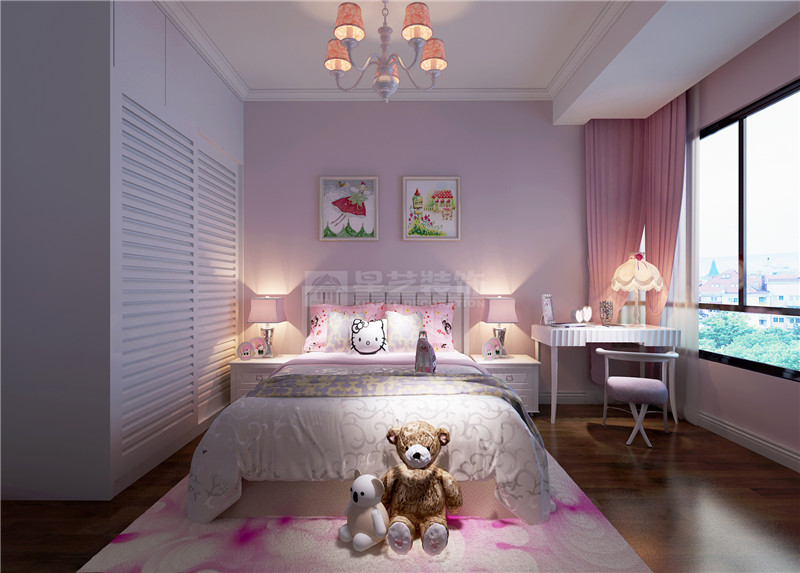 霖峰壹號138平兒童房裝修效果圖