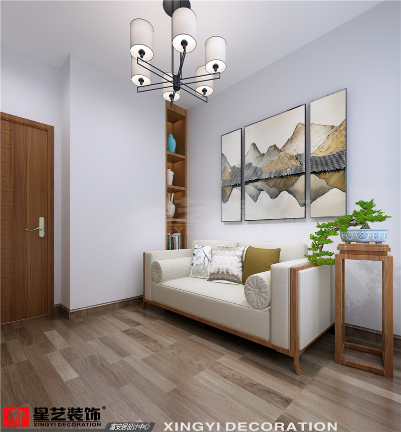 翰林學府130平客房裝修效果圖