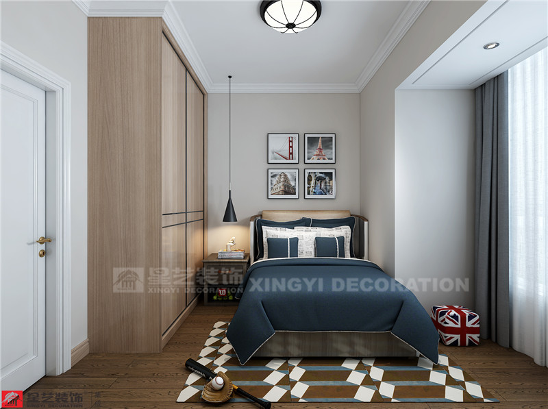 保利領繡前城109平臥室裝修效果圖
