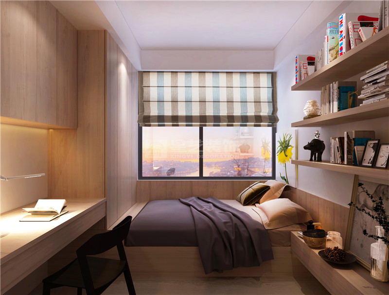 綠地國(guó)際花都120平書(shū)房裝修效果圖