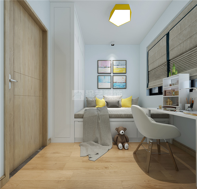 保利領(lǐng)繡前城119平兒童房裝修效果圖