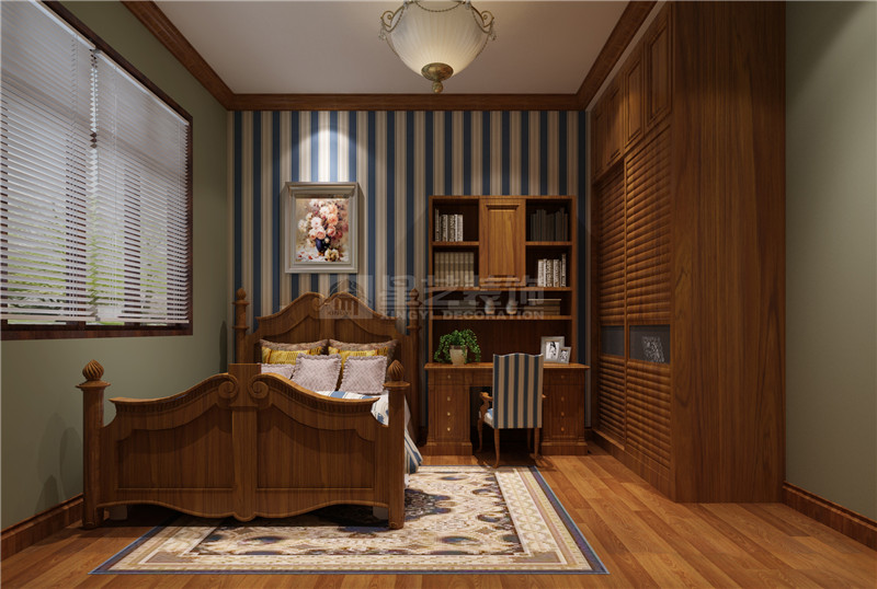 廣源國(guó)際120平兒童房裝修效果圖