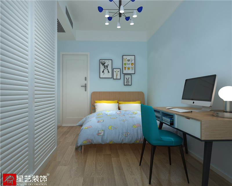 萬(wàn)達(dá)茂120平兒童房裝修效果圖