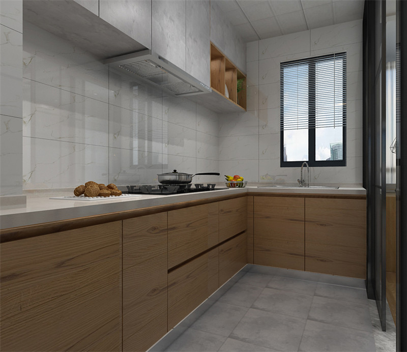 萬(wàn)達(dá)茂120平廚房裝修效果圖