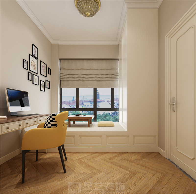 萬達茂120平書房裝修效果圖