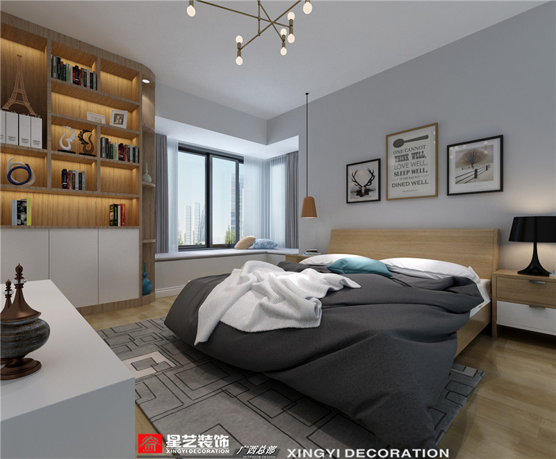 萬達茂140平臥室裝修效果圖
