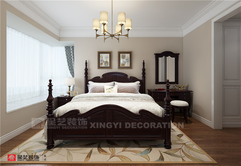 華潤二十四城126平臥室裝修效果圖