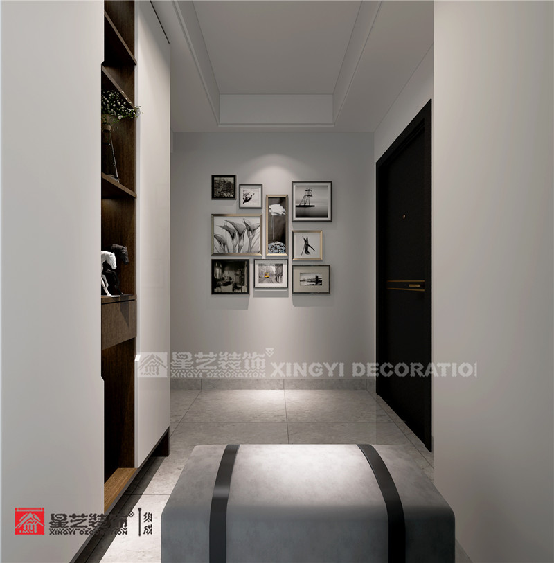 江山御景125平過(guò)道裝修效果圖