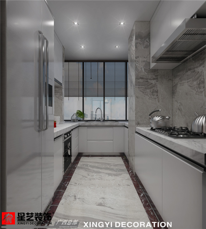 萬達(dá)茂130平廚房裝修效果圖