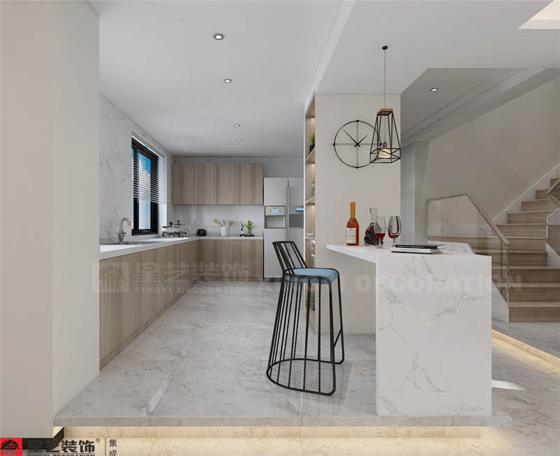 恒大蘋(píng)果園262平廚房裝修效果圖