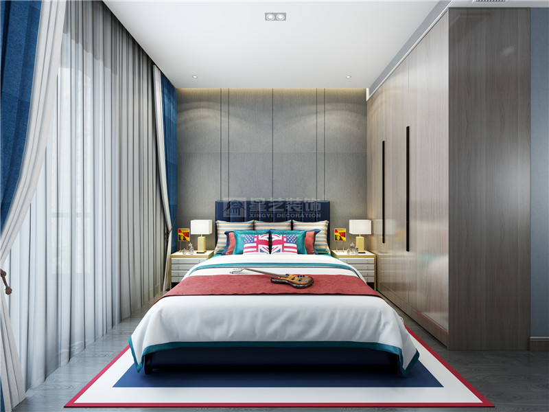 萬達茂 144平兒童房裝修效果圖