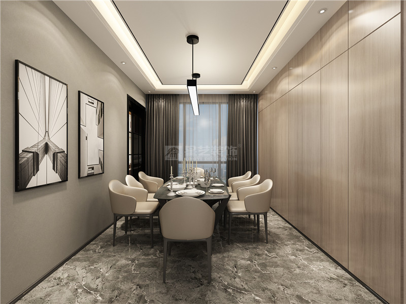 萬達茂 144平餐廳裝修效果圖