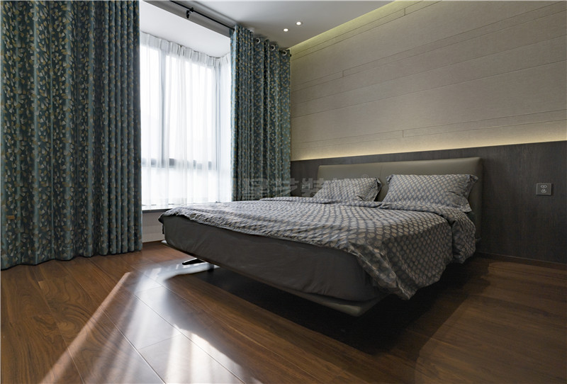 一品尊府220平次臥裝修實景圖