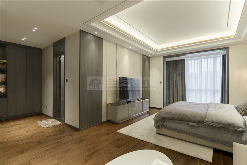 一品尊府220平主臥裝修實景圖