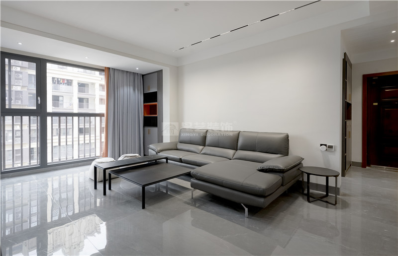 廣源大都會120平客廳裝修實景圖