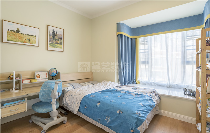 翡翠時(shí)光240平復(fù)式兒童房裝修實(shí)景圖