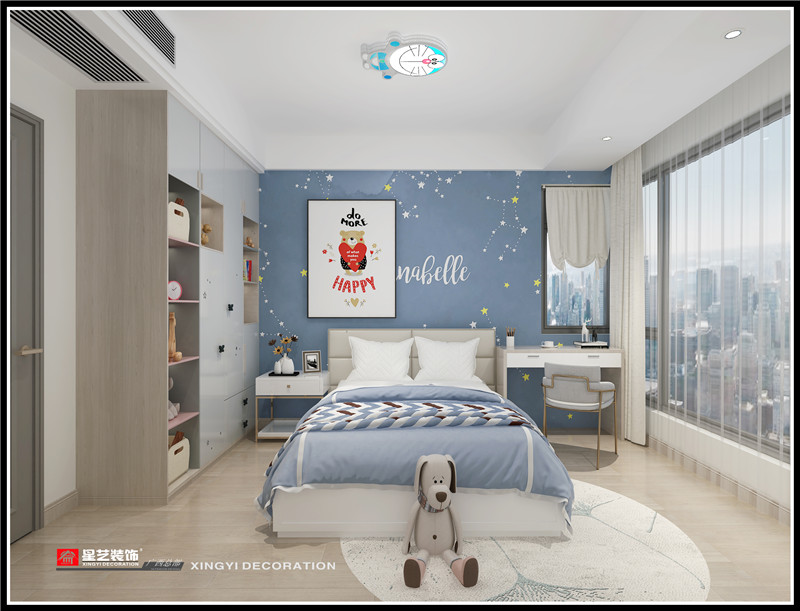 東盟中央城 137平兒童房裝修效果圖