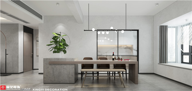 民族風(fēng)情街140平吧臺(tái)裝修效果圖