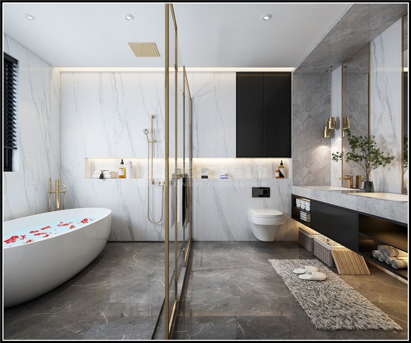 霖峰壹號162平衛(wèi)生間裝修效果圖