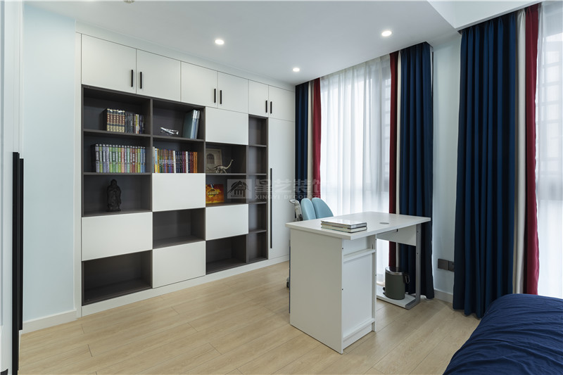 臻澤苑230平書(shū)房裝修實(shí)景圖