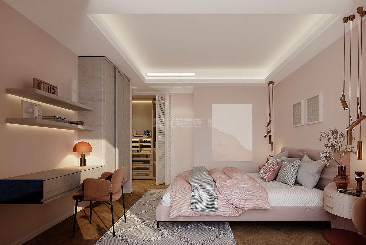 春江明月230平現(xiàn)代風格兒童房裝修效果圖