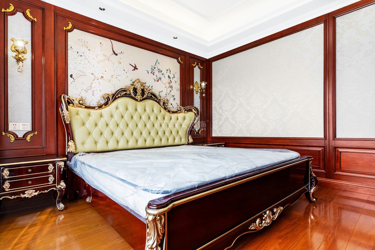 西園悅府223平歐式風格臥室裝修