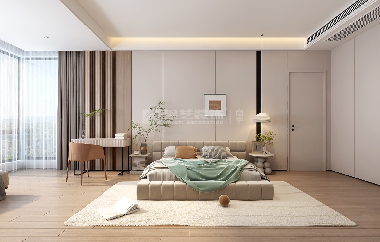 建發(fā)印月350平現(xiàn)代風格臥室裝修效果圖