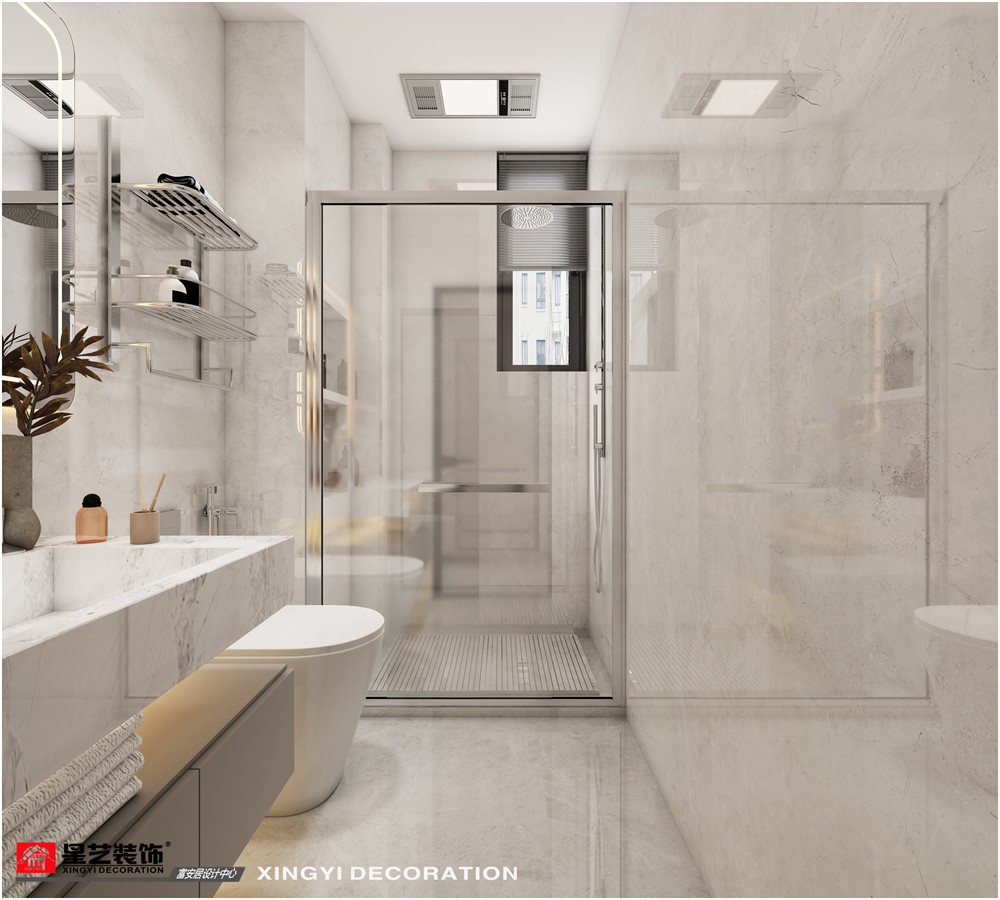 華潤二十四城120平現(xiàn)代簡(jiǎn)約次衛(wèi)裝修效果