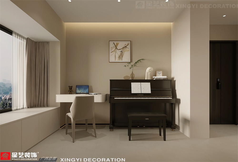 財(cái)富廣場(chǎng)150平現(xiàn)代簡(jiǎn)約書房裝修效果