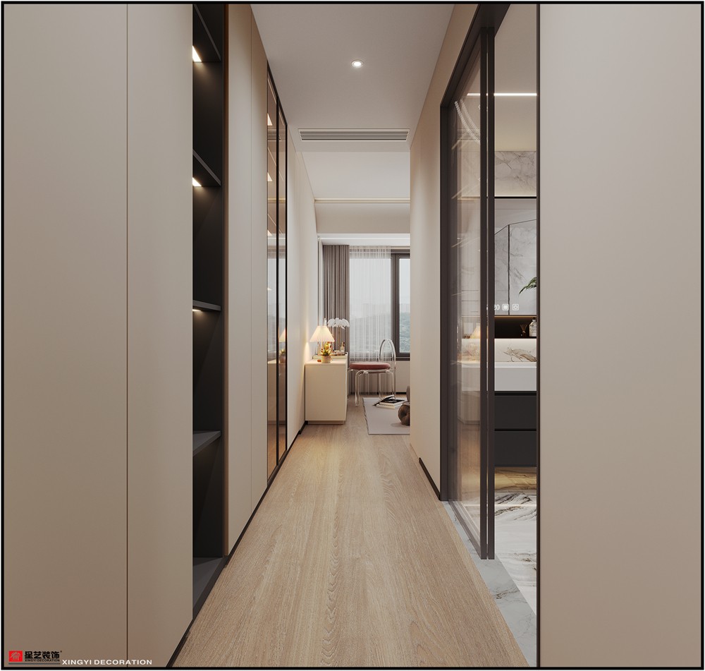 盛邦濱江府228平現(xiàn)代簡約臥室裝修效果圖