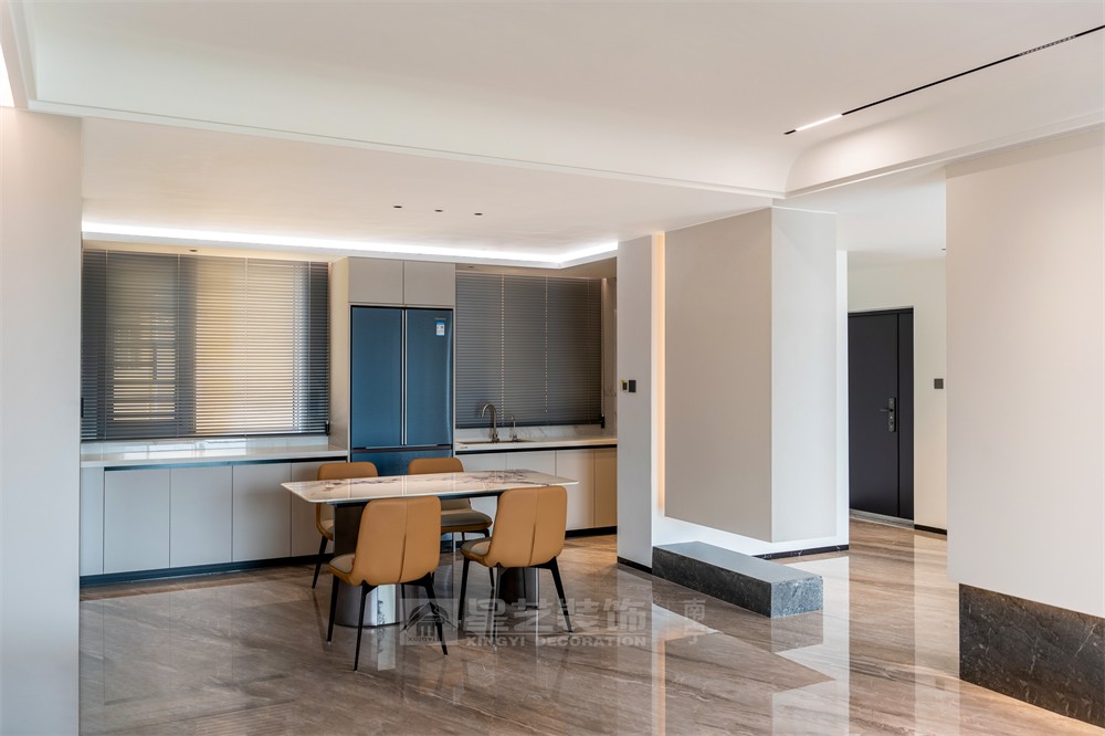 維也納森林126平餐廳裝修完工實(shí)景