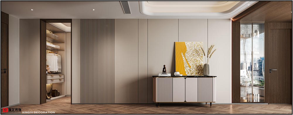 建發(fā)五象印月167平現(xiàn)代簡(jiǎn)約臥室裝修效果圖