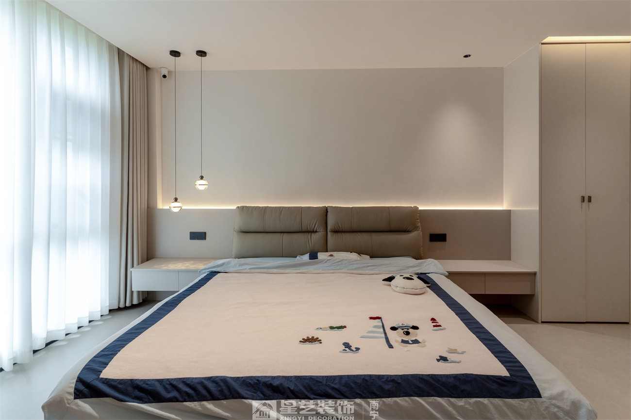 盛世江山300平中古風(fēng)臥室裝修完工實景圖