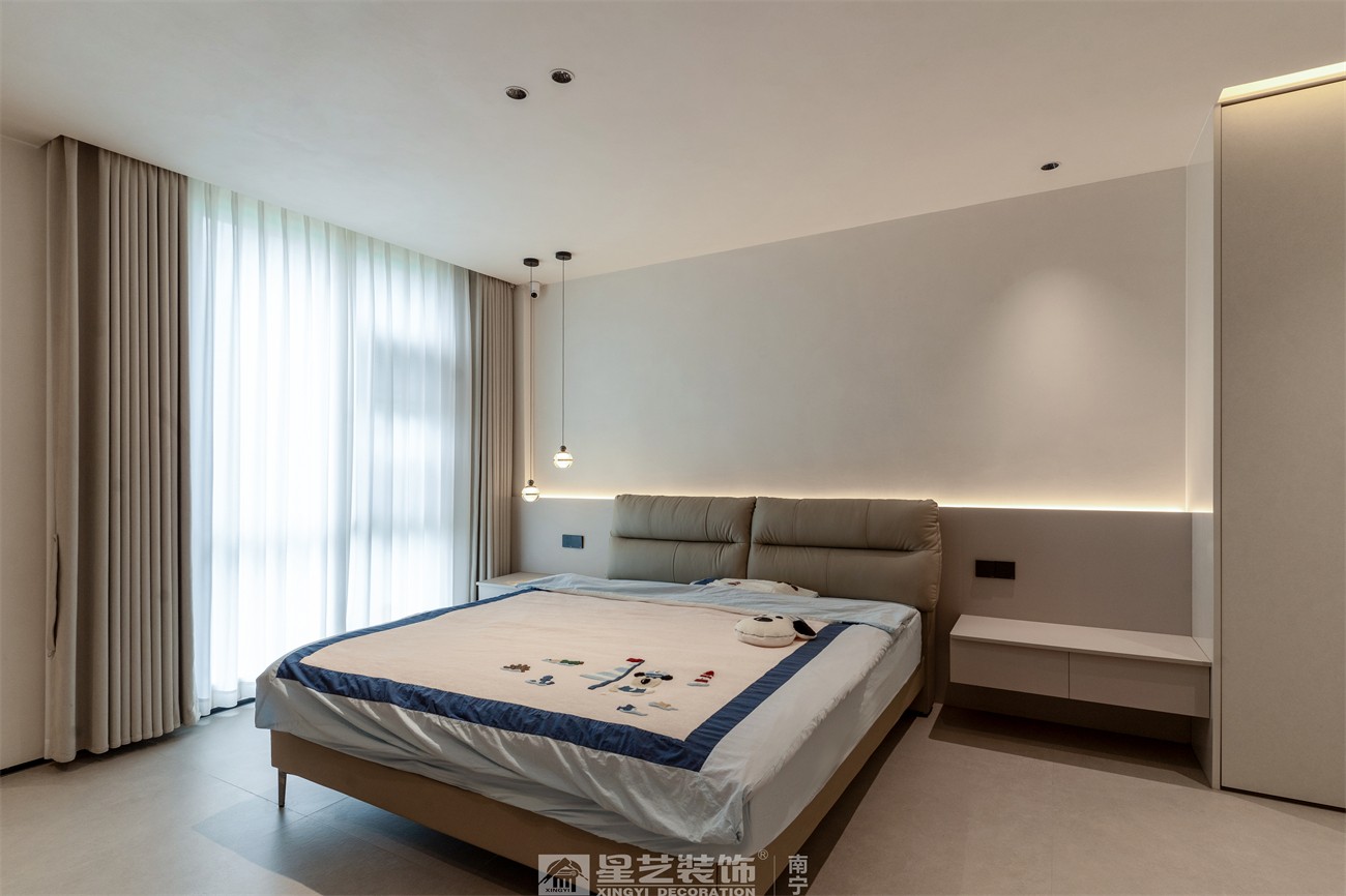 盛世江山300平中古風(fēng)臥室裝修完工實景圖