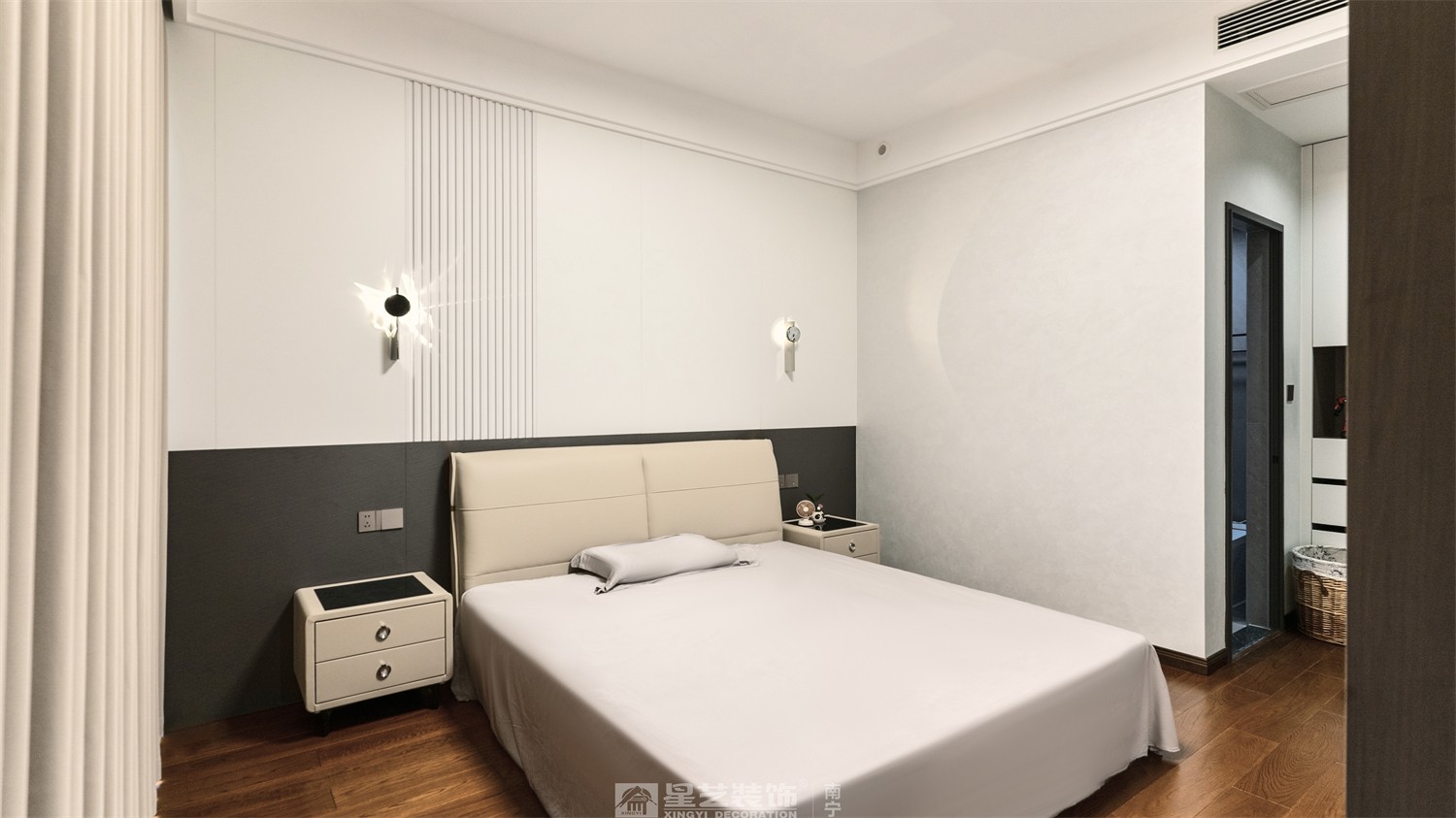 建發(fā)五象印月300平現(xiàn)代輕奢臥室裝修效果圖