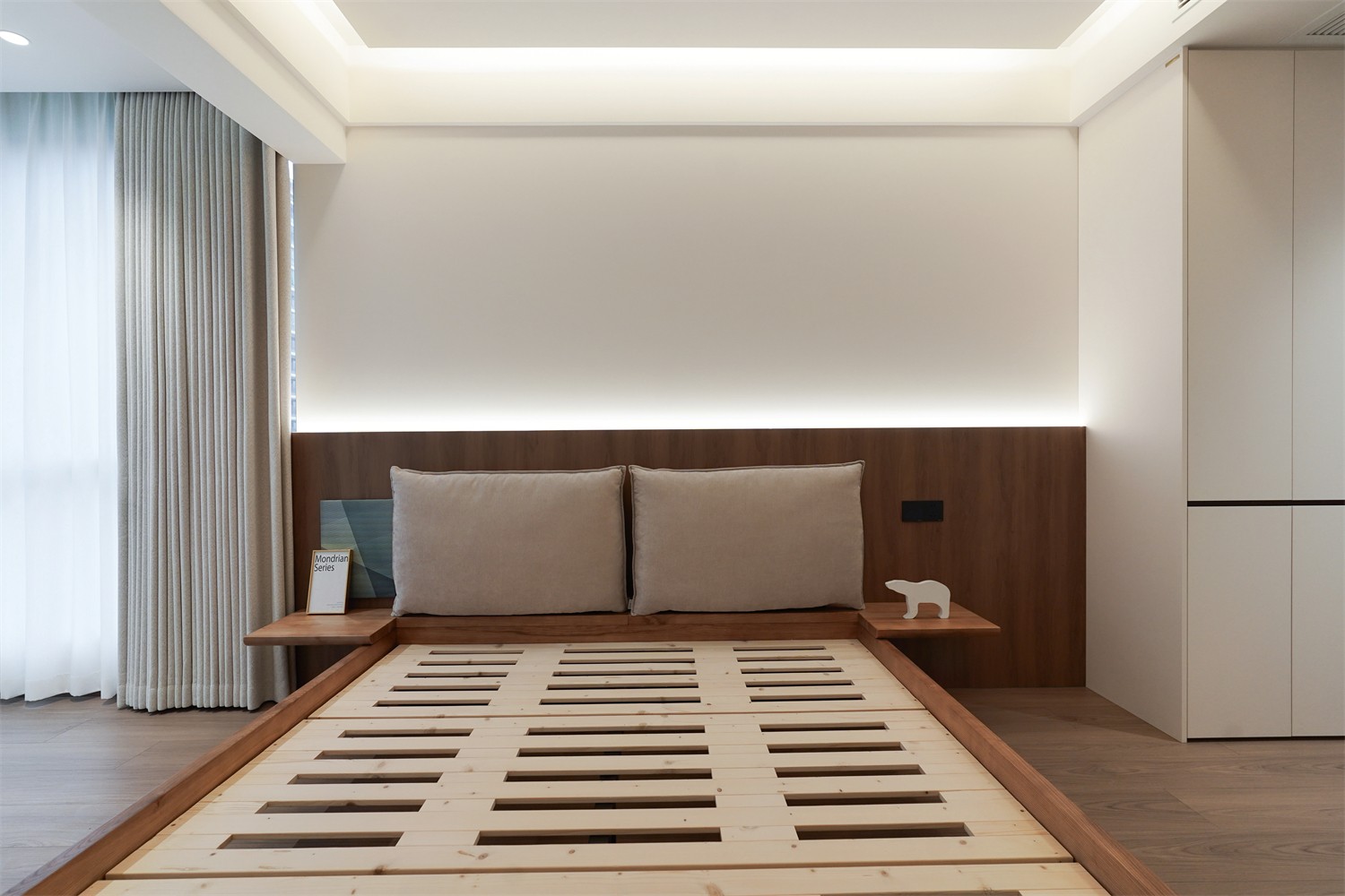 北投溪境119平中古風(fēng)臥室裝修完工實(shí)景圖